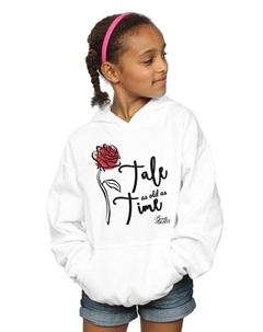 Толстовка Tale As Old As Time с розой, белый Disney