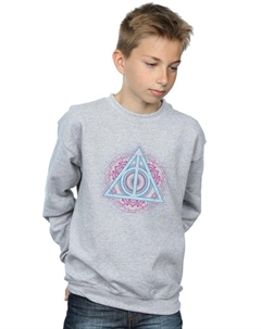 Неоновый свитшот «Дары смерти», серый Harry potter