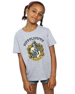 Хлопковая футболка Хаффлпаффа, серый Harry potter