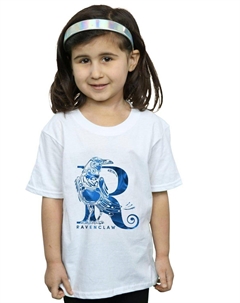 Хлопковая футболка Ravenclaw Raven, белый Harry potter