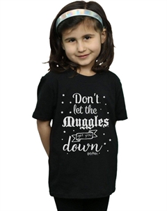 Хлопковая футболка Don't Let The Muggles, черный Harry potter