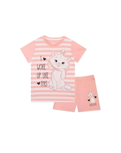 Короткая пижама Aristocats Marie, розовый Disney