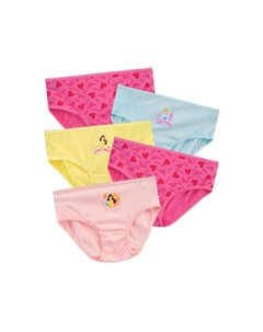 Комплект нижнего белья - трусы Princess, 5 шт., розовый Disney