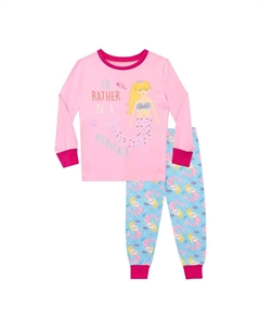 Я бы предпочла быть русалкой. Уютная облегающая пижама., розовый Harry bear