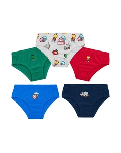 Трусы, набор из 5 шт., мультиколор Marvel