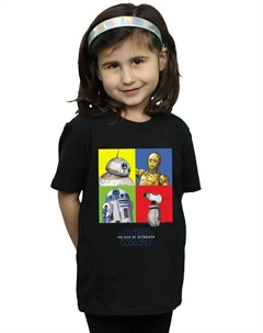 Хлопковая футболка с квадратами «Звездные войны: Скайуокер. Дроид», черный Star wars