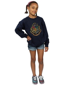 Хлопковая толстовка с домиками Хогвартса, темно-синий Harry potter