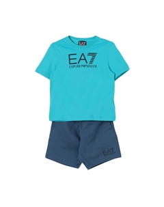 Футболка t-shirt in cotone estivo, голубой Ea7