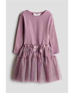 Комплект из двух предметов: рубашка и юбка, лиловый H&m