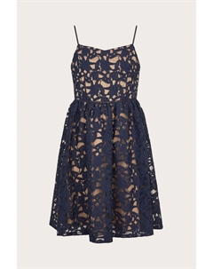 Выпускное платье Mabel с кружевом и бретельками, синий Monsoon