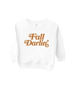 Толстовка с рисунком для малышей Fall Darlin', белый The juniper shop