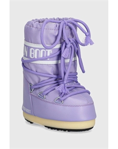 Детские зимние ботинки ICON NYLON, фиолетовый Moon boot