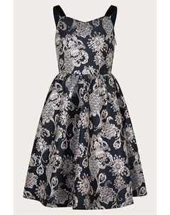 Жаккардовое выпускное платье Stormie, черный Monsoon