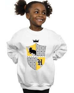 Толстовка со щитом Хаффлпаффа, белый Harry potter