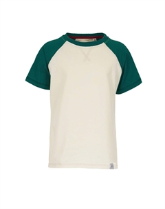 Футболка Raglan, цвет cream racing green Band of rascals