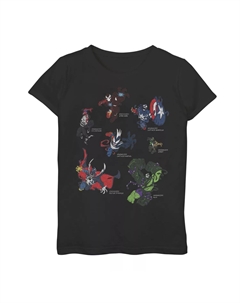 Футболка с рисунком Venomized Heroes для девочек 7–16 лет Marvel