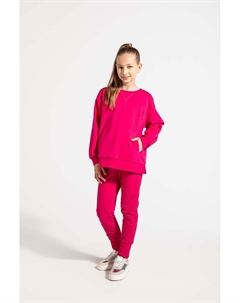 Спортивные брюки из хлопка крокодила для мальчиков и девочек, розовый Coccodrillo