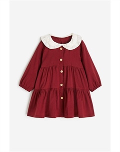 Платье с воротником, красный H&m