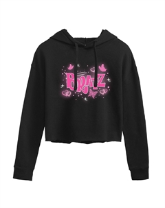 Укороченное худи с логотипом Bratz Y2K, черный Licensed character