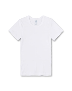 Хлопковая домашняя футболка, белый Sanetta