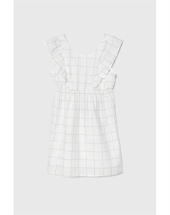 Льняное платье для мальчика/девочки, белый United colors of benetton