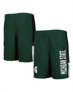 Молодежные шорты Michigan State Spartans с боковой сеткой Outerstuff