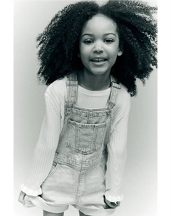 Джинсовые шорты с нагрудником, синий H&m