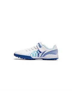 Детские футбольные бутсы GS Low-top Standard White / Fantasy Blue Young, синий Li-ning