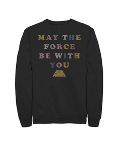 Свитшот с надписью «Star Wars May The Force Be With You», черный Licensed character