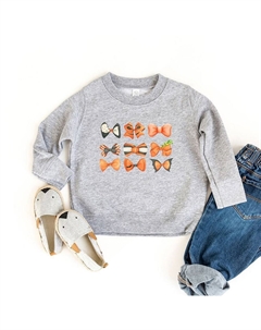 Толстовка с рисунком для малышей-кокетки на Хэллоуин с бантом для девочек, цвет Heather Grey The juniper shop