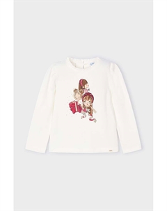 Детская футболка с длинными рукавами, фиолетовый Mayoral