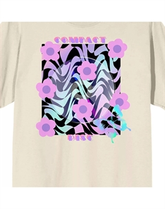 Детская хромированная футболка Baddie Y2K Groovy с короткими рукавами и рисунком Licensed character