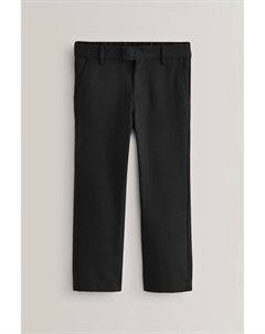 Формальные школьные брюки с приталенными штанинами, черный Next