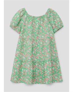 Платье, цвет grün/mehrfarbig S.oliver