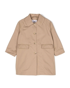 Габардиновый тренч, нейтральный цвет Il gufo