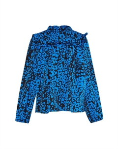 Блузка, цвет blau schwarz Faina