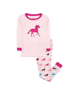 Детская хлопковая пижама из двух частей Show Horse Leveret