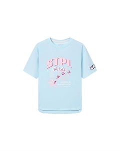 Детская футболка ФИЛА, цвет Clear blue Fila