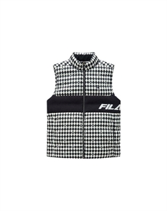 Детский жилет ФИЛА, цвет черный/белый цвет Fila