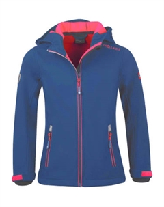 Куртка софтшелл, цвет mitternachtsblau/coral Trollkids