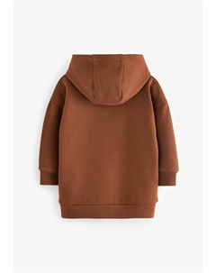 Толстовка с капюшоном EMBROIDERED PLACEMENT-REGULAR FIT, коричневый Next