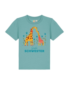 Футболка, цвет teal monstera Watapparel