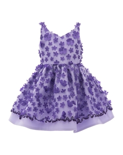 Пурпурное платье с цветочным принтом Ravine, фиолетовый Tulleen