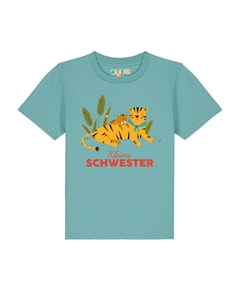Футболка, цвет teal monstera Watapparel