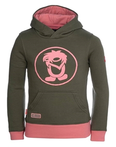 Пуловер с капюшоном, хаки Trollkids