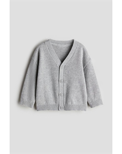 Кардиган с вафельной структурой, серый H&m