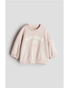 Толстовка с принтом, розовый H&m