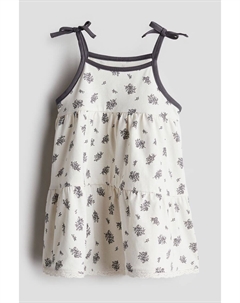 Платье-Майка из хлопкового джерси, белый H&m