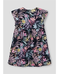 Платье, цвет blau/mehrfarbig S.oliver