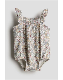 Муслиновый комбинезон с узором, белый H&m